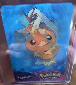 Pokemon Advanced 2004 Panini Lenticular Action Card 2 Torchic-Combusken-Blaziken - Image 3
