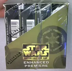 Star Wars CCG Enhanced Premiere Expansion Packs & LE Premium Card Box Sealed - Image 3