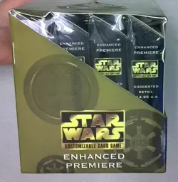 Star Wars CCG Enhanced Premiere Expansion Packs & LE Premium Card Box Sealed - Image 4