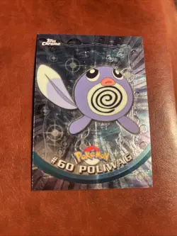 Pokemon Card - 2000 Topps Chrome Series 2 Poliwag #60 Holo Foil - Image 1
