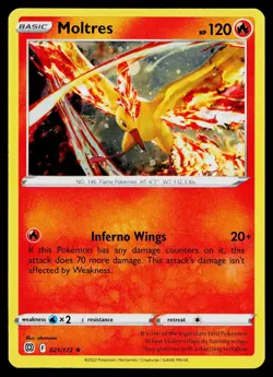 Moltres (Cosmos Holo) 021/172 Miscellaneous Cards & Products Promo - Image 1