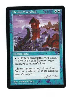 Flooded Shoreline - Vision - Magic The Gathering NM/M (Never Played) - Image 1
