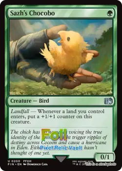 MTG - FIN - 200 - Foil - NM - Sazh's Chocobo - Magic - Image 1