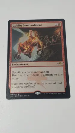 Goblin Bombardment (Foil Etched) Modern Horizons 2 Foil - Image 1