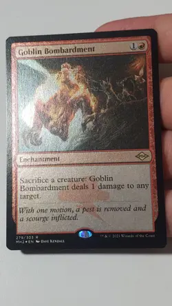 Goblin Bombardment (Foil Etched) Modern Horizons 2 Foil - Image 2