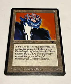 Su-Chi MTG Antiquities Rare Regular English Vintage 4/4 - Christopher Rush - Image 1