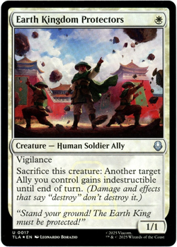 Earth Kingdom Protectors Foil 0017 - Avatar: The Last Airbender TLA - MTG - NM - Image 1