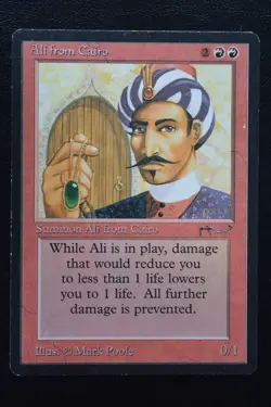 Magic The Gathering MTG ALI FROM CAIRO Arabian Nights MP Moderately Played - Image 1