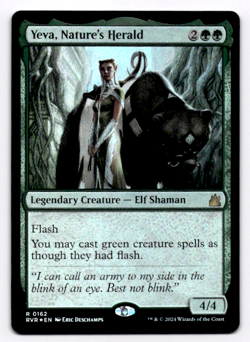 Yeva, Nature's Herald RVR 162 - Foil - NM - Magic the Gathering - Image 1