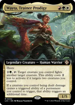 Wayta, Trainer Prodigy (Extended Art) LCC 32 - Foil - NM - Magic the Gatheri - Image 1