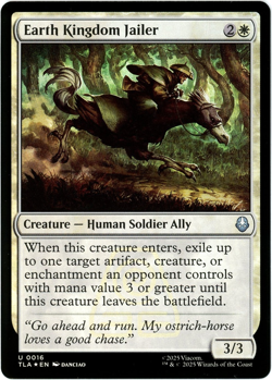 Earth Kingdom Jailer (Foil) - 0016 - Avatar: The Last Airbender TLA - MTG - NM/M - Image 1