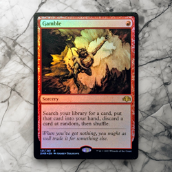Gamble *Foil* Dominaria Remastered • Rare Sorcery • Magic the Gathering, DMR 121 - Image 1