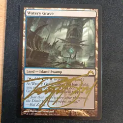 Watery Grave (EX/NM) Artist signed MTG Discount: 5+ Magic Singles - Image 1