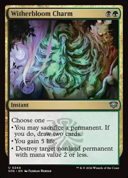 Witherbloom Charm (NM) Strixhaven MTG Discount: 5+ Magic Singles - Image 1