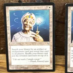 Wizards of the Coast Magic: The Gathering Mirage 1996 Enlightened Tutor x2 White - Image 2