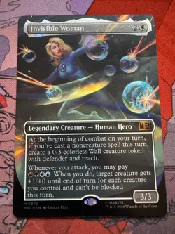Invisible Woman (Surge Foil) 875 Holo Commander: Marvel Super Heroes NM - Image 1