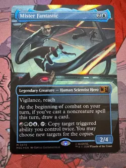 Mister Fantastic (Surge Foil) 876 Holo Commander: Marvel Super Heroes NM - Image 1