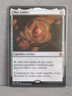 Mox Amber Dominaria Regular Near Mint - Image 1