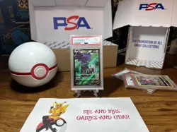 💎😎 PSA 9 MINT Pokemon Silver Tempest Corviknight V Full Art TG18 💎😎 - Image 1