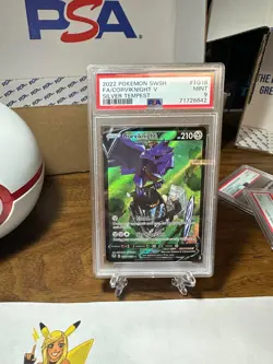 💎😎 PSA 9 MINT Pokemon Silver Tempest Corviknight V Full Art TG18 💎😎 - Image 2