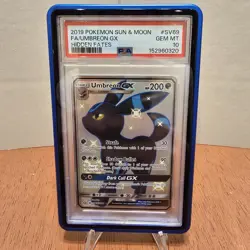 POKEMON UMBREON GX HIDDEN FATES #SV69 FA PSA 10 - Image 1