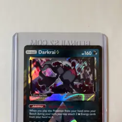 2018 Pokemon Sun & Moon Ultra Prism Darkrai Star Rare #77/156 NM - Image 2