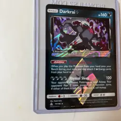 2018 Pokemon Sun & Moon Ultra Prism Darkrai Star Rare #77/156 NM - Image 4