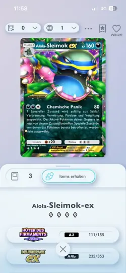 DIGITALE KARTEN - Pokemon Pocket TCG - 4 Diamanten "EX" Große Auswahl [Deutsch] - Image 3
