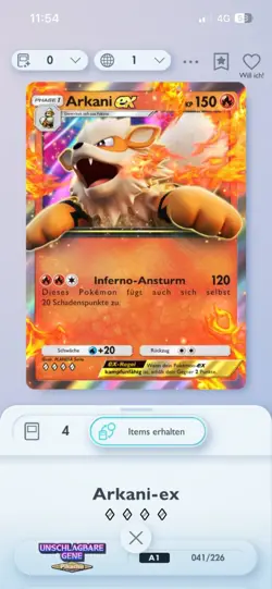 DIGITALE KARTEN - Pokemon Pocket TCG - 4 Diamanten "EX" Große Auswahl [Deutsch] - Image 5