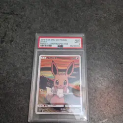 Eevee PSA 9 2018 Pokemon SM-P Promos #287/SM-P Munch Retrospective Scream 0764 - Image 1