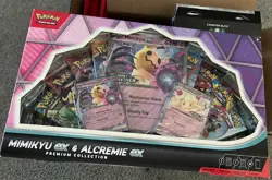 Pokemon TCG: Mimikyu ex & Alcremie ex Premium Collection Box - In Hand NEW - Image 1