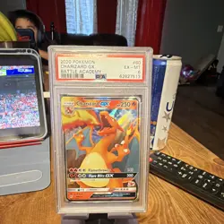 Pokemon TCG Charizard GX 009/068 Battle Academy Promo Stamped Holo English - Image 1