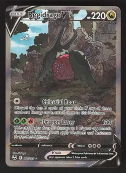 Regidrago V 184/195 Pokemon TCG SWSH12: Silver Tempest NM - Image 1