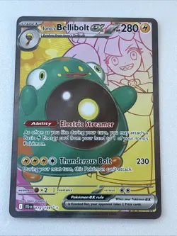 Iono's Bellibolt ex 172/159 Ultra Rare Journey Together Pokemon NM - Image 1