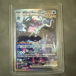 Pokemon Walking Wake ex 205/162 SV05 Temporal Forces Full Art Holo SIR - Image 1