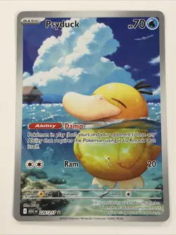 Pokemon Psyduck 226/217 Illustration Rare IR Ascended Heroes PSA 10 Worthy - Image 1