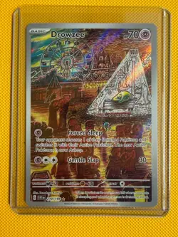 Drowzee 210/198 Illustration Rare Scarlet & Violet Pokemon Holo NM - Image 1