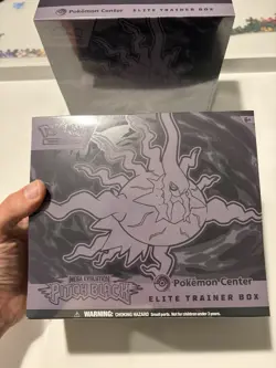 Pokemon Center Pitch Black Elite Trainer Box ETB - Image 1