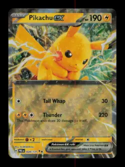 HOLO PIKACHU EX DOUBLE RARE 028/131 NM POKEMON - Image 1
