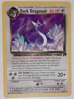 Dark Dragonair 33/82 Uncommon Team Rocket Pokemon Unlimited Lightly Played - Image 1