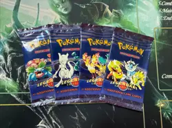 Pokemon Legendary Collection EMPTY Booster Packs ONLY x4 76930961865 - Image 1