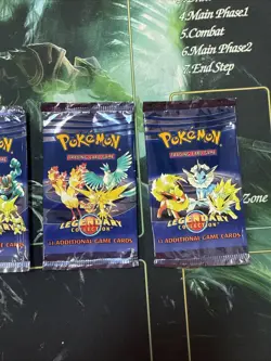 Pokemon Legendary Collection EMPTY Booster Packs ONLY x4 76930961865 - Image 3