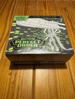 Pokemon TCG Mega Evolution Perfect Order ETB Factory Sealed New - Image 1
