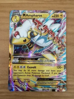Pokemon M Ampharos EX 28/98 XY Ancient Origins Near Mint NM - Image 1