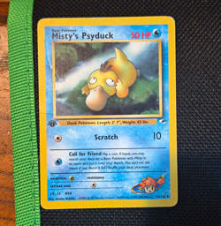 Pokemon TCG Misty's Psyduck 54/132 Gym Heroes Common Regular ENG 2000 - Image 1