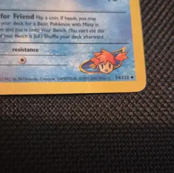 Pokemon TCG Misty's Psyduck 54/132 Gym Heroes Common Regular ENG 2000 - Image 3