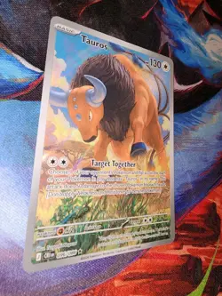 Pokemon: Tauros 096/086 Illustration Rare Chaos Rising ME04 Secret Rare NM - Image 1