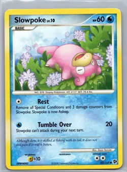 SLOWPOKE 82/106 COMMON GREAT ENCOUNTERS POKEMON LIGHTLY PLAYED - Image 1