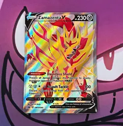 Zamazenta V SWSH293 Sword & Shield Promo Full Art Holo EN - Image 1