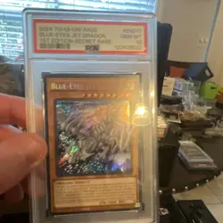 Konami Yu-Gi-Oh! TCG Blue-Eyes Jet Dragon RA02-EN017 PSA 10 Secret 1st - Image 4